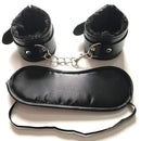 PU Fur Leather Handcuffs